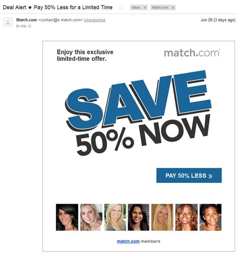 match dating discount